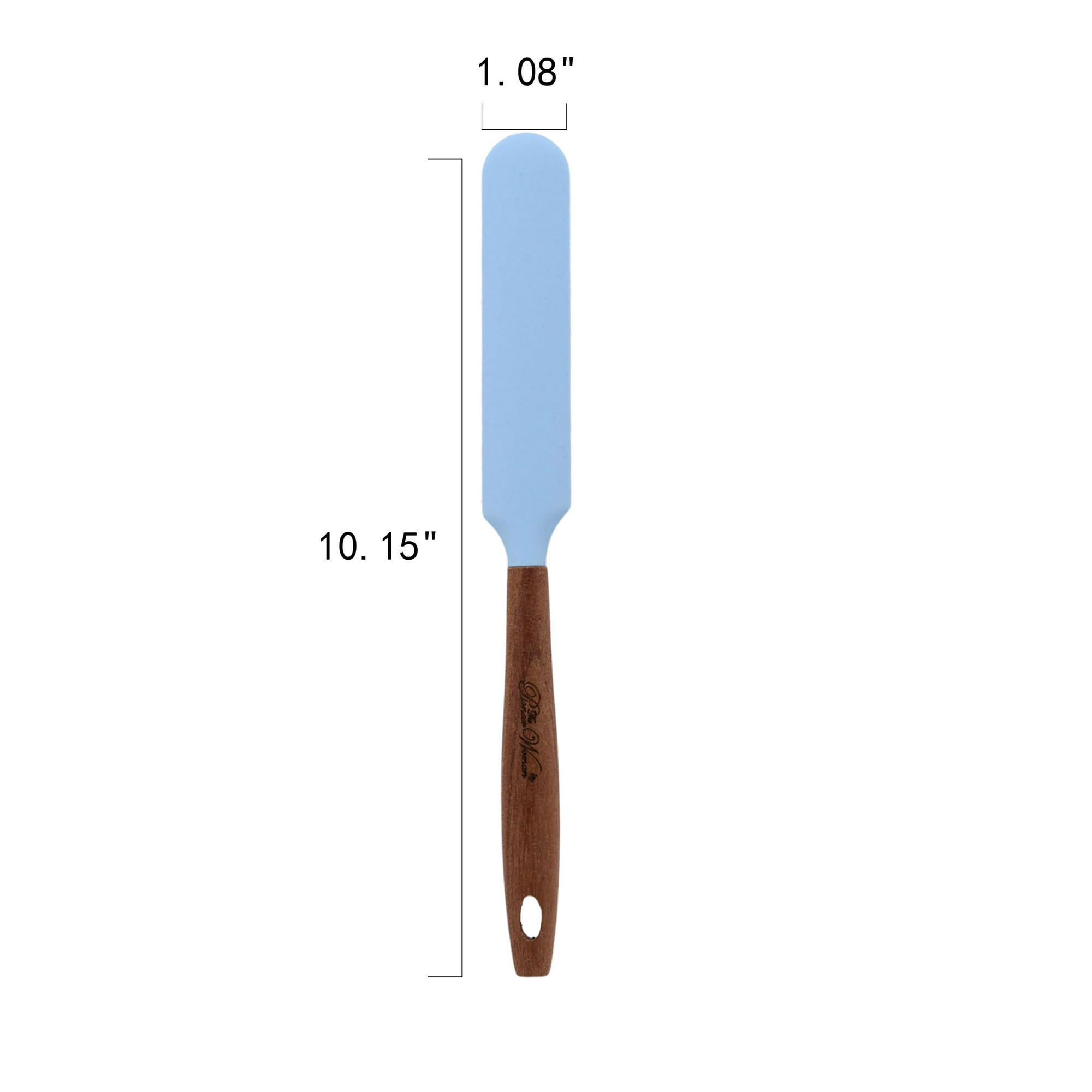 10-Piece Silicone and Wood Handle Kitchen Cooking Utensils Set