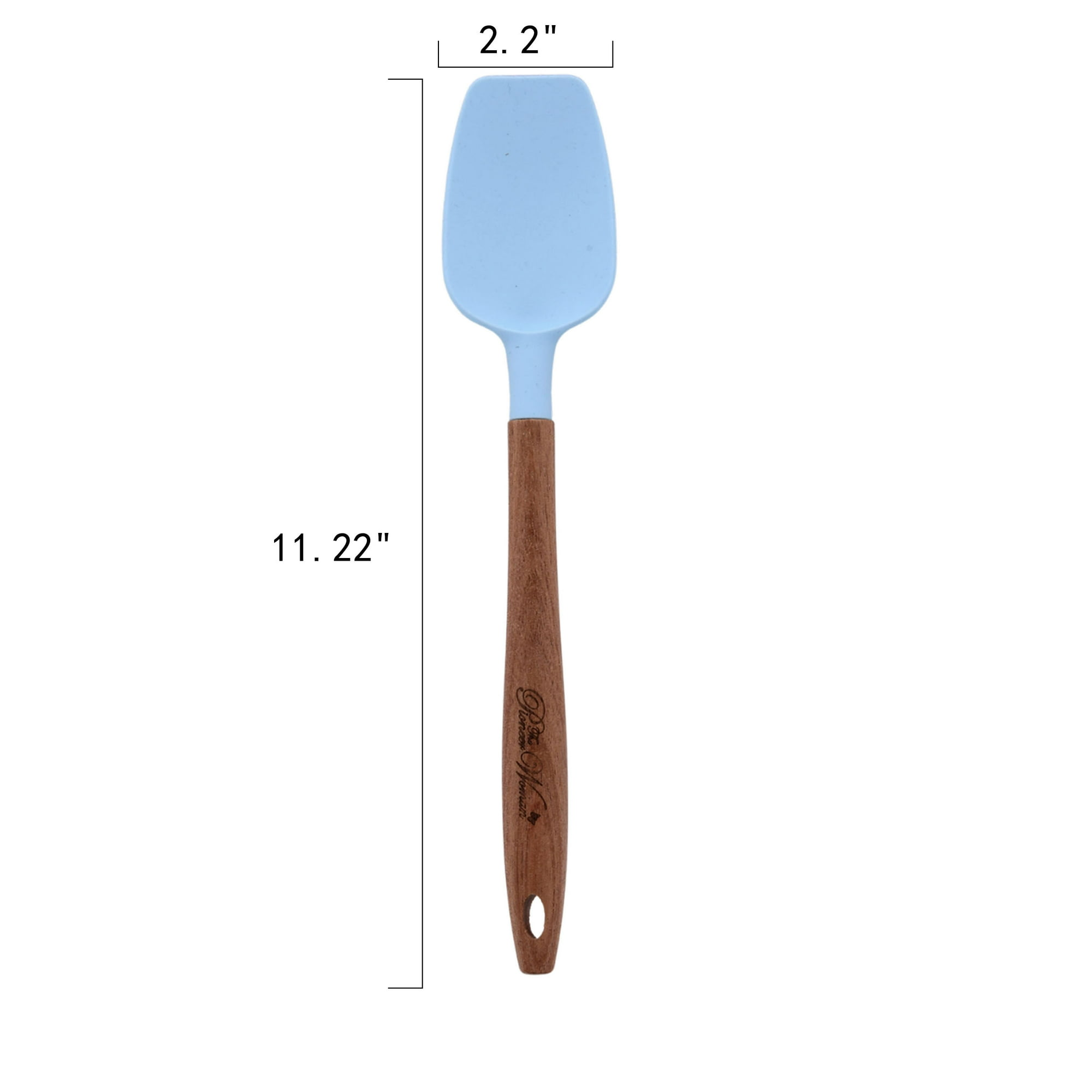 10-Piece Silicone and Wood Handle Kitchen Cooking Utensils Set